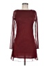 Unbranded 100% Polyester Solid Burgundy Cocktail Dress Size M - photo 1