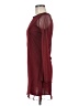 Unbranded 100% Polyester Solid Burgundy Cocktail Dress Size M - photo 5