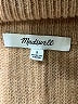 Madewell Tan Wool Sweater Size S - photo 7