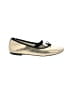 J.Crew Metallic Gold Flats Size 8 1/2 - photo 1