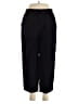 H&M Solid Black Casual Pants Size 6 - photo 1