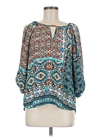 B.wear 3/4 Sleeve Blouse (view 1)
