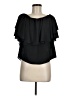 1.State 100% Polyester Black Short Sleeve Blouse Size M - photo 1