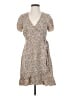 Sanctuary Animal Print Tan Casual Dress Size 2 - photo 1