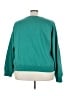 Maeve 100% Polyester Hearts Teal Sweatshirt Size 3X - photo 2