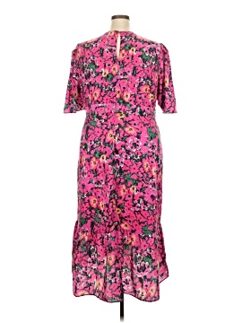 open lace back dress Hazel Frill Sleeve Dress BY HOPE & IVY