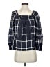 J.Crew Blue 3/4 Sleeve Blouse Size 000 - photo 1