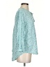 Caslon 100% Rayon Teal 3/4 Sleeve Blouse Size S - photo 4