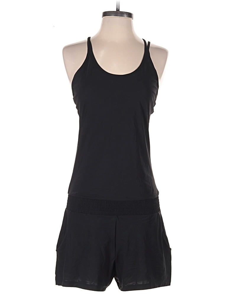 Sweaty Betty Romper: Black Rompers - Size Small
