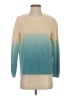 525 America 100% Cotton Color Block Teal Pullover Sweater Size XS - photo 1