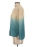 525 America 100% Cotton Color Block Teal Pullover Sweater Size XS - photo 5