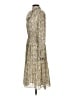 Current Air 100% Polyester Paisley Gold Casual Dress Size S - photo 5