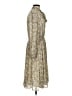 Current Air 100% Polyester Paisley Gold Casual Dress Size S - photo 4