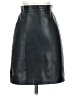 Express Solid Black Faux Leather Skirt Size 7 - 8 - photo 1