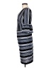 ECI 100% Polyester Stripes Blue Casual Dress Size 8 - photo 5