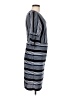 ECI 100% Polyester Stripes Blue Casual Dress Size 8 - photo 4