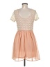 Forever 21 Orange Tan Cocktail Dress Size L - photo 2