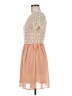 Forever 21 Orange Tan Cocktail Dress Size L - photo 5
