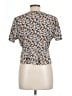 Shein 100% Polyester Orange Short Sleeve Blouse Size L - photo 2