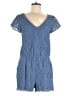 LC Lauren Conrad Hearts Blue Romper Size 8 - photo 1