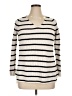 Old Navy Stripes Ivory Pullover Sweater Size 1X - photo 1