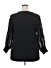 Adrianna Papell Black 3/4 Sleeve Blouse Size 2X - photo 2