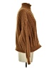 H&M Solid Brown Turtleneck Sweater Size S - photo 4