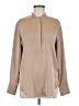 Banana Republic 100% Polyester Tan Long Sleeve Blouse Size M - photo 1