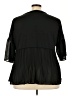 Unbranded 100% Polyester Black 3/4 Sleeve Blouse Size 3X - photo 2