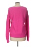 Ann Taylor LOFT Solid Pink Pullover Sweater Size L - photo 2