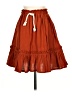 Assorted Brands Solid Red Casual Skirt Size XS (estimated) - photo 1