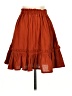 Assorted Brands Solid Red Casual Skirt Size XS (estimated) - photo 2