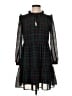 J.Crew 100% Polyester Plaid Green Casual Dress Size S (petite) - photo 1