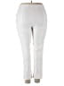 Klaveli Solid Ivory Casual Pants Size 18 - photo 2
