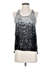 Religion 100% Polyester Silver Sleeveless Blouse Size XS - photo 1