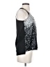 Religion 100% Polyester Silver Sleeveless Blouse Size XS - photo 4