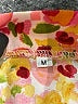 Unbranded Floral Orange Short Sleeve Blouse Size M - photo 7