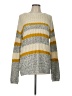 Flamingo Color Block Yellow Pullover Sweater Size L - photo 1