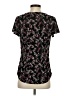 Elle Floral Black Short Sleeve Top Size XS - photo 2