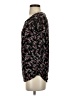 Elle Floral Black Short Sleeve Top Size XS - photo 5