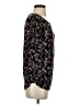 Elle Floral Black Short Sleeve Top Size XS - photo 4