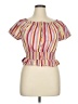 New Glory 100% Polyester Pink Short Sleeve Blouse Size XL - photo 1