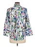 Chico's Print Green 3/4 Sleeve Button-Down Shirt Size Med (1) - photo 2