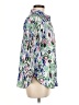 Chico's Print Green 3/4 Sleeve Button-Down Shirt Size Med (1) - photo 4