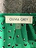 Olivia Grey 100% Polyester Green 3/4 Sleeve Blouse Size 2XL - photo 7