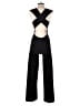 Lovely Day Solid Black Jumpsuit Size S - photo 2