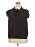 Tempted 100% Polyester Polka Dots Black Sleeveless Blouse Size 2X - photo 1