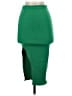 Lulus Solid Green Casual Skirt Size XS - photo 1