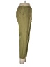 Theory Solid Green Linen Pants Size 10 - photo 4