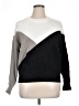 Sophie Rue Color Block Gray Pullover Sweater Size XL - photo 1